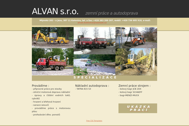 Alvan - Zemní práce Katovice