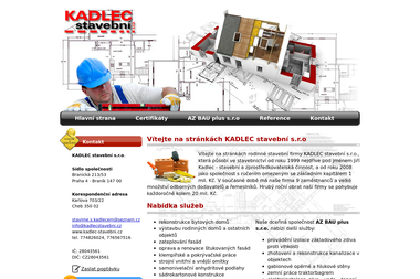 KADLEC stavební, s.r.o. - Opravárenské služby pro budovy Cheb