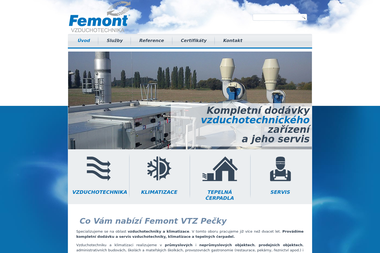 Femont  VTZ, s.r.o. - Klimatizace do bytu Pečky