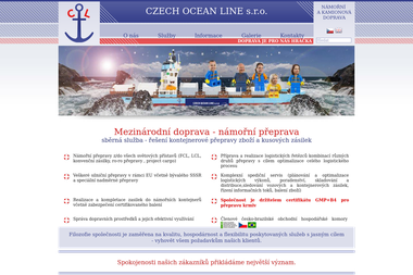 CZECH OCEAN LINE, s.r.o. - Místní dopravní firmy - méně než 3,5 tuny Uherské Hradiště