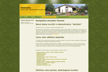 Valmeko - stavební, s.r.o. - Stavební dozor Kozlovice