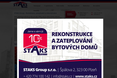 STAKS Group, s.r.o. - Fasáda Plzeň