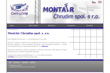 Montair Chrudim, spol. s r.o. - Ocelové konstrukce Chrudim