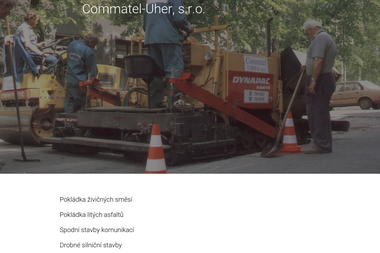 COMMATEL - Uher, s.r.o. - Opravy silnic Statenice