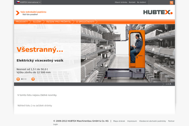 HUBTEX - boční a čtyřcestné vozíky - Elektrikář Čestlice
