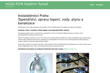 Vladimír Tymeš - Instalatér Praha