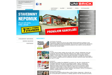 UNIBRICK, s.r.o. - Stavební komponenty Nepomuk