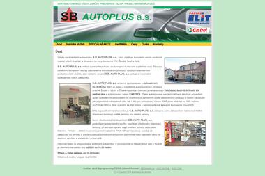 SB AUTOPLUS a.s. - Autoservis Rudná