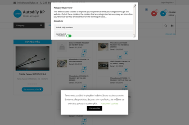 AUTODÍLY K+P s.r.o. - velkoobchod-maloobchod -  Příbram-Příbram Vi-Březové Hory