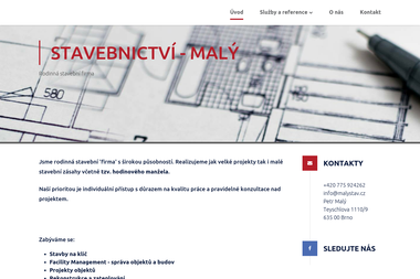 MALÝ stavební a montážní společnost s.r.o. - Rekonstrukce Dobřany