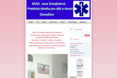 Schejbalová Jana MUDr. - Medicína Domažlice