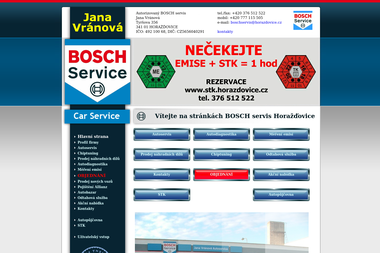 Jana Vránová - Auto Service Bosch Car Servis - Autoservis Horažďovice