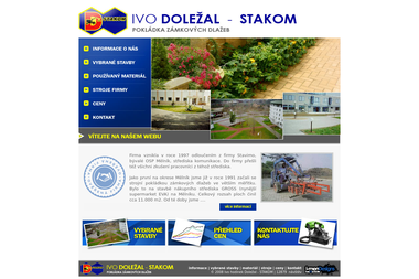 DOLEŽAL IVO - STAKOM - Dlažba Mělník