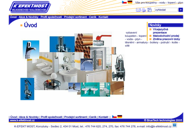 K - EFEKT Most s.r.o. - Instalace Korozluky