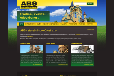 ABS - stavební společnost s.r.o. - Beton Bílina-Teplické Předměstí