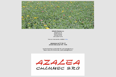 AZALEA Chlumec s.r.o. - Zahradnictví Chlumec