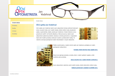 OČNÍ OPTIK - OPTOMETRISTA - VODEHNAL JAN -  Nový Bydžov