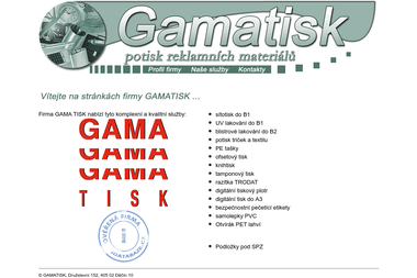 GAMATISK -  Děčín-Děčín X-Bělá