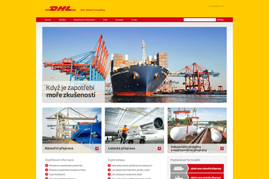 DHL Global Forwarding CZ s.r.o. - Místní dopravní firmy - méně než 3,5 tuny Zlín-Louky