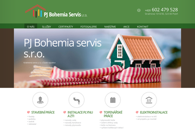 PJ Bohemia servis s.r.o. - Stavba domu Plzeň-Skvrňany