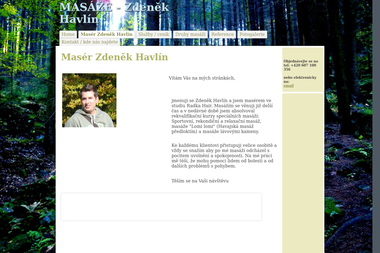 Zdeněk Havlín - Masáže Vlastějovice-Volavá Lhota