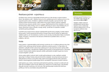 e-JEZÍRKA.cz - Zahradnictví Velké Poříčí