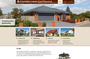 Šimeček Josef- Stavební firma - Stavba domu Praha 5-Hlubočepy